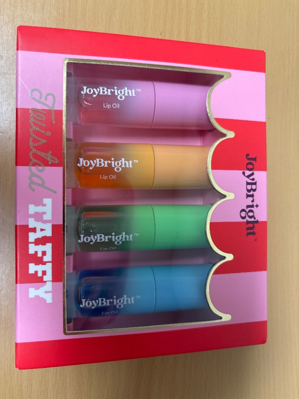 New Ulta JoyBright twisted taffy lip oil set